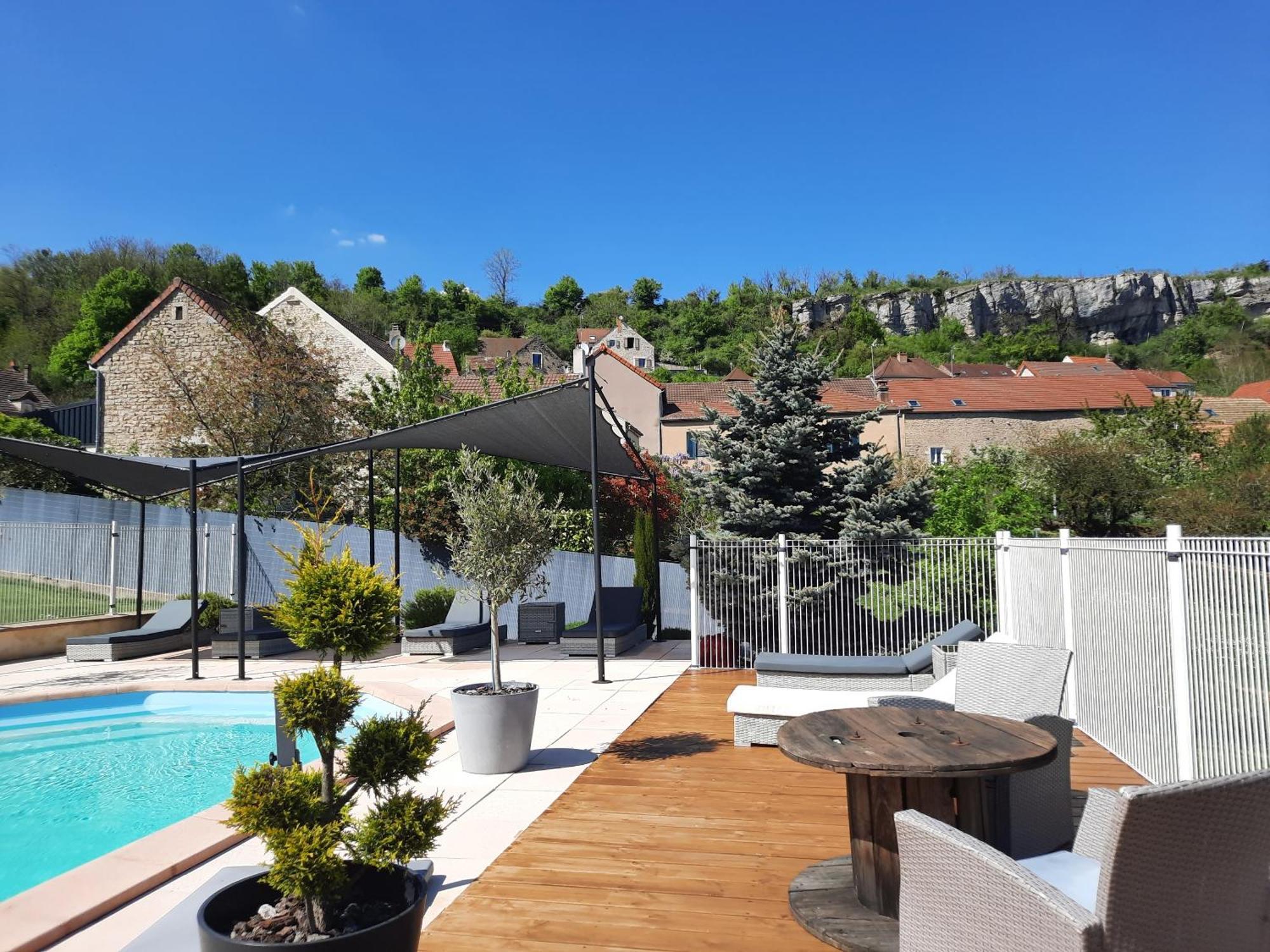 Bed and Breakfast Au Dela Des Vignes Baubigny Exterior foto
